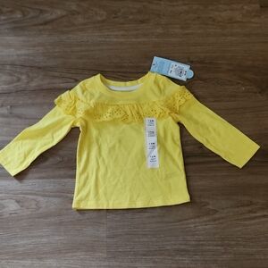 Yellow Kids Long Sleeve Top